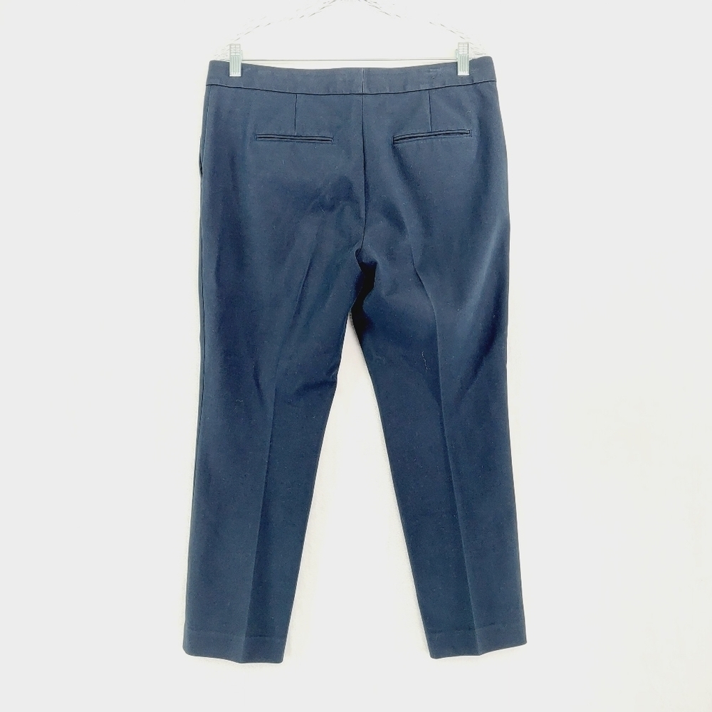 Ann Taylor Navy Blue Eva Ankle Pants Business Casual Trousers P6756 - Picture 4 of 9